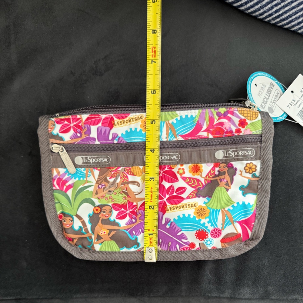 LeSportsac ~Hawaii Exclusive Print~ travel cosmetic pouch - Picture 6 of 6
